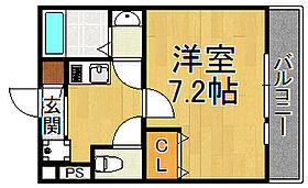 兵庫県尼崎市西本町3丁目（賃貸アパート1K・2階・25.34㎡） その2