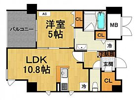 兵庫県尼崎市南武庫之荘3丁目（賃貸マンション1LDK・2階・40.90㎡） その2