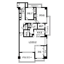 兵庫県西宮市名次町（賃貸マンション3LDK・3階・120.04㎡） その2