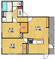 ルクリア　B棟  ｜ 兵庫県西宮市荒木町（賃貸アパート2LDK・1階・63.03㎡） その2