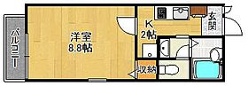 リタフラッツA  ｜ 兵庫県西宮市中殿町（賃貸アパート1K・2階・26.67㎡） その2