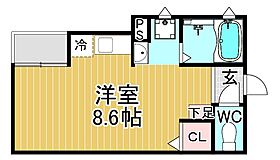 Camellia  ｜ 兵庫県尼崎市七松町3丁目（賃貸アパート1R・3階・23.30㎡） その2