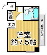 SAINT甲子園口  ｜ 兵庫県西宮市甲子園口北町（賃貸マンション1R・3階・18.52㎡） その2