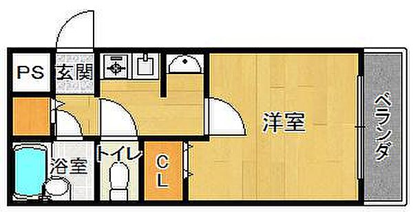 ステラハウス15 ｜兵庫県西宮市高木東町(賃貸マンション1K・1階・20.40㎡)の写真 その2