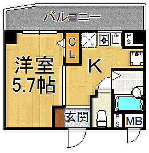 夙川ハイツAiOi ｜兵庫県西宮市相生町(賃貸マンション1K・1階・20.94㎡)の写真 その2