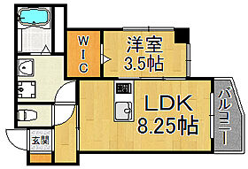 K‘s　Court西宮北口  ｜ 兵庫県西宮市深津町（賃貸マンション1LDK・3階・31.59㎡） その2