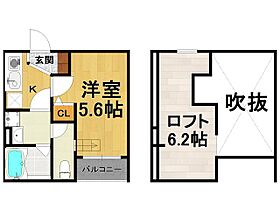 Grand Jete 立花  ｜ 兵庫県尼崎市七松町1丁目（賃貸アパート1K・1階・20.78㎡） その2