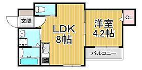 兵庫県尼崎市杭瀬南新町2丁目（賃貸アパート1LDK・2階・27.68㎡） その2