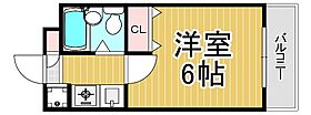 兵庫県西宮市大畑町（賃貸マンション1K・2階・18.00㎡） その2