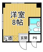 ハイツアルペン開明  ｜ 兵庫県尼崎市開明町2丁目（賃貸マンション1R・6階・17.33㎡） その1