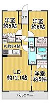 クラッシィハウス尼崎GRAND PLACE  ｜ 兵庫県尼崎市長洲西通1丁目（賃貸マンション3LDK・10階・67.84㎡） その2