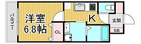 兵庫県西宮市笠屋町（賃貸マンション1K・5階・25.64㎡） その2