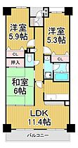 ケーフィル塚口  ｜ 兵庫県尼崎市東塚口町1丁目（賃貸マンション3LDK・9階・67.21㎡） その2