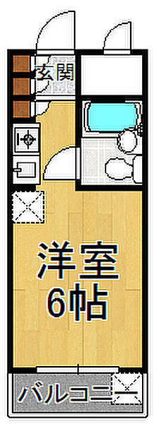 アートンヒュース ｜兵庫県尼崎市南武庫之荘2丁目(賃貸マンション1R・1階・18.00㎡)の写真 その2