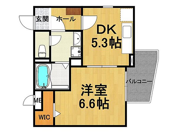 兵庫県尼崎市今福2丁目(賃貸アパート1DK・3階・30.85㎡)の写真 その2