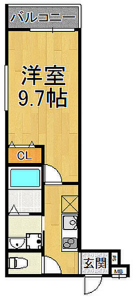 兵庫県尼崎市西本町7丁目(賃貸アパート1K・2階・30.20㎡)の写真 その2