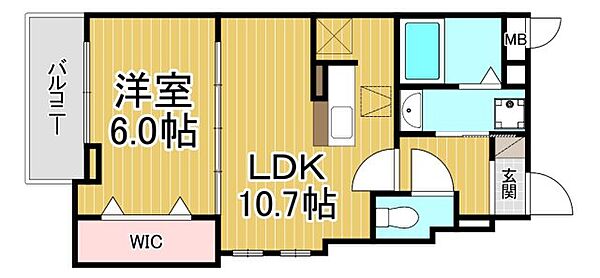 兵庫県尼崎市今福2丁目(賃貸アパート1LDK・1階・40.01㎡)の写真 その2