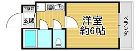 ベルトピア塚口1  ｜ 兵庫県尼崎市南塚口町7丁目（賃貸マンション1K・4階・18.11㎡） その2