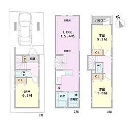 物件画像 中野区上高田2丁目　新築戸建