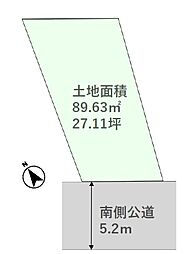 物件画像 中野区若宮2丁目　建築条件無し売地