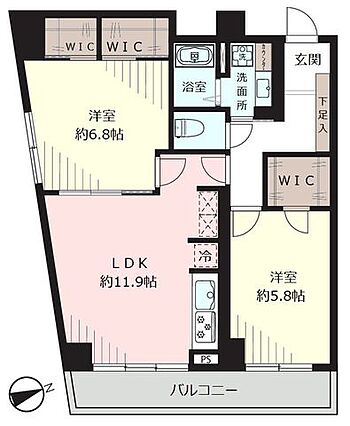 ■専有面積：6...