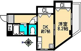 小田マンション 401 ｜ 兵庫県神戸市中央区筒井町３丁目5-13（賃貸マンション1DK・4階・32.00㎡） その2