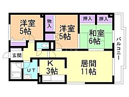 間取図画像 3LDK