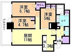 物件の間取り