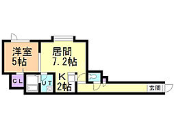グランツリーベ篠路 2階