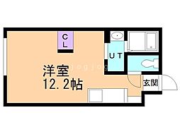 F/LITE N37 ワンルームの間取図画像