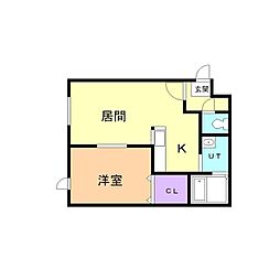 グランディール麻生 2階