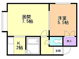 間取図画像 1LDK