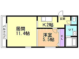 間取図画像 1LDK