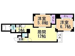 物件の間取り