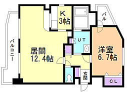 アクティ麻生南2 1LDKの間取図画像