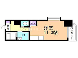 さくらハイツ2 ワンルームの間取図画像