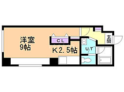 トミイビルNo.16ソシアルトミイ 1Kの間取図画像