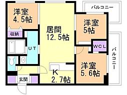 間取図画像 3LDK