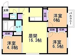間取図画像 3LDK