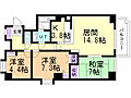 旭山シャトー桂和6階9.3万円