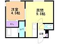 ING南8条1階4.6万円