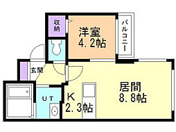 ヴィラアーバーナ桑園 4階