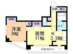 間取図画像 1LDK