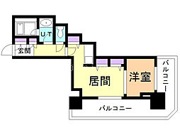 ＰＲＩＭＥ　ＵＲＢＡＮ札幌リバーフロント 9階1DKの間取り