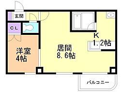 間取図画像 1LDK