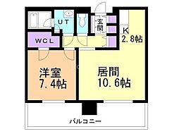 間取図画像 1LDK