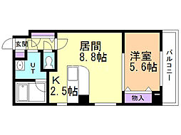 間取図画像 1LDK