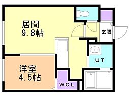 間取図画像 1LDK
