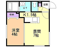 間取図画像 1LDK