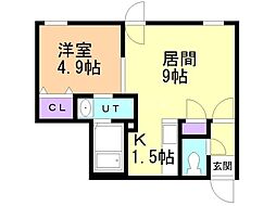 間取図画像 1LDK